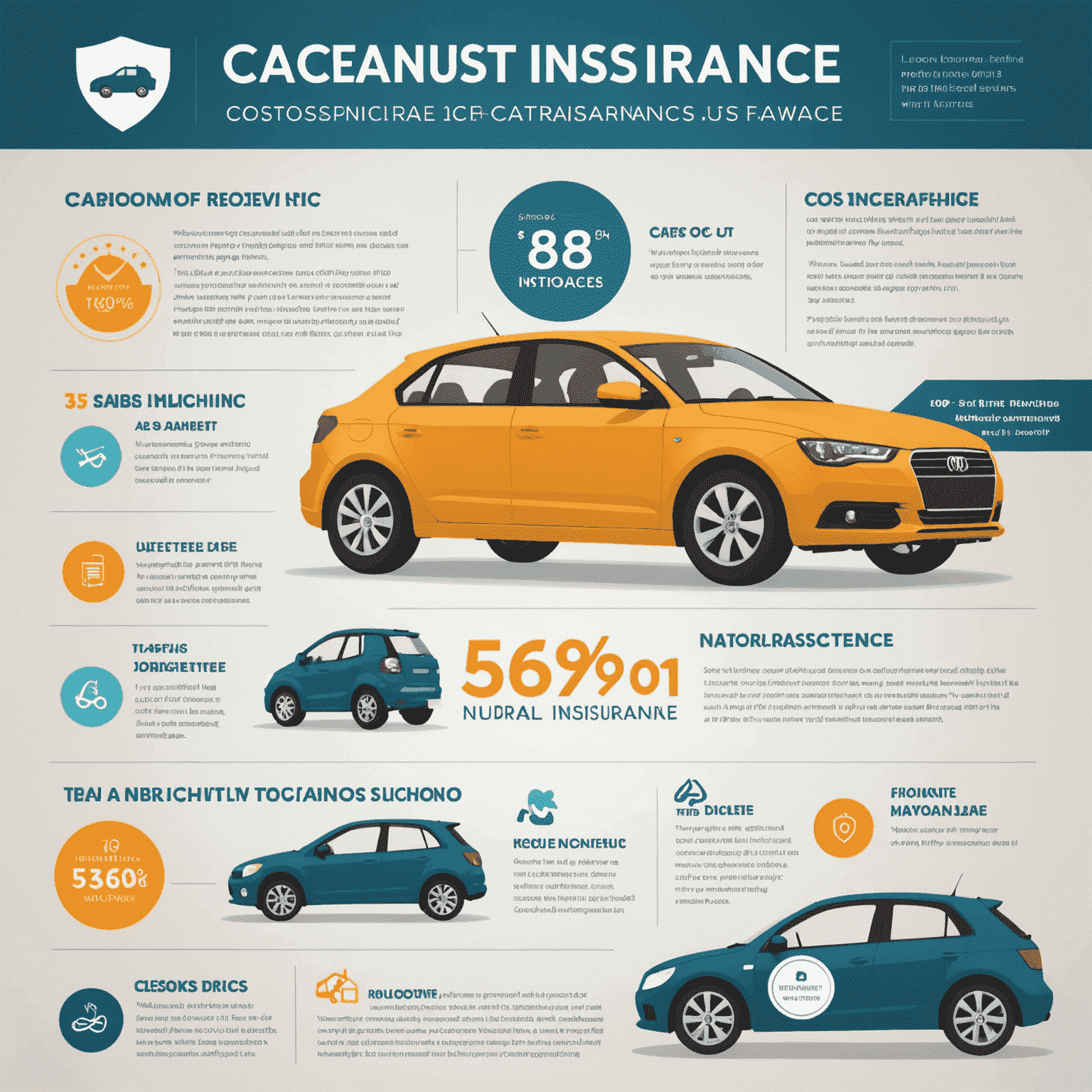 Infographic die de voordelen van een op maat gemaakte autoverzekering toont, met iconen voor kostenbesparing, flexibiliteit en persoonlijke service